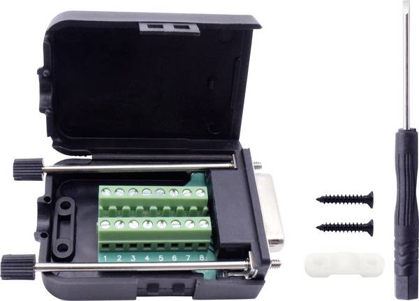TRU COMPONENTS  T1904C095 Kit embase SUB-D femelle  Nombre de pôles: 15 raccord à vis 1 pc(s)