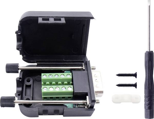 TRU COMPONENTS  T190C4088 Fiche encastrée D-SUB  Nombre de pôles: 9 raccord à vis 1 pc(s)