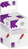 TRU COMPONENTS T1904C042 Assortiment de cosses à languette mâles Largeur d'accouplement: 6.30 mm Épaisseur de contact: 0.80 mm 180 ° partiellement isolé rouge 25 pc(s)