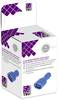 TRU COMPONENTS T1904C114 Assortiment de cosses à languette femelles Largeur d'accouplement: 2.80 mm Épaisseur de contact: 0.80 mm 180 ° entièrement isolé bleu 25 pc(s)