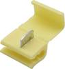 TRU COMPONENTS T1904C105 Raccord de dérivation flexible: 4-6 mm² rigide: 4-6 mm² Nombre de pôles: 2 10 pc(s) jaune
