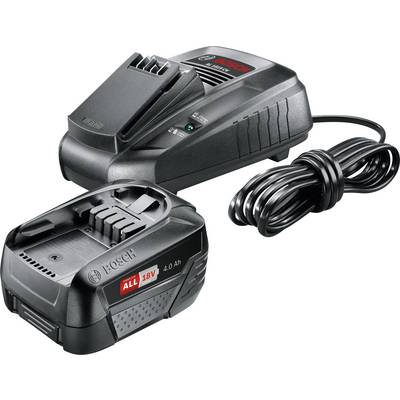 Bosch Home and Garden Battery Set PBA 18V 4,0Ah + AL1830CV 1600A00ZR7 Batterie pour outil et chargeur-0