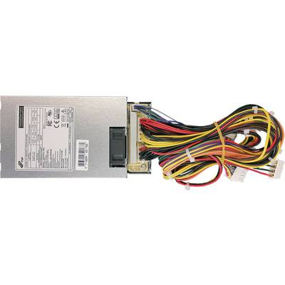 Bloc d'alimentation d'ordinateur avec un faisceau de câbles connecté dans différentes couleurs.