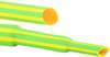 Hongshang ART002438 Gaine thermorétractable sans colle jaune, vert 4.50 mm 1.50 mm Taux de retreint:3:1 Marchandise vendue au mètre