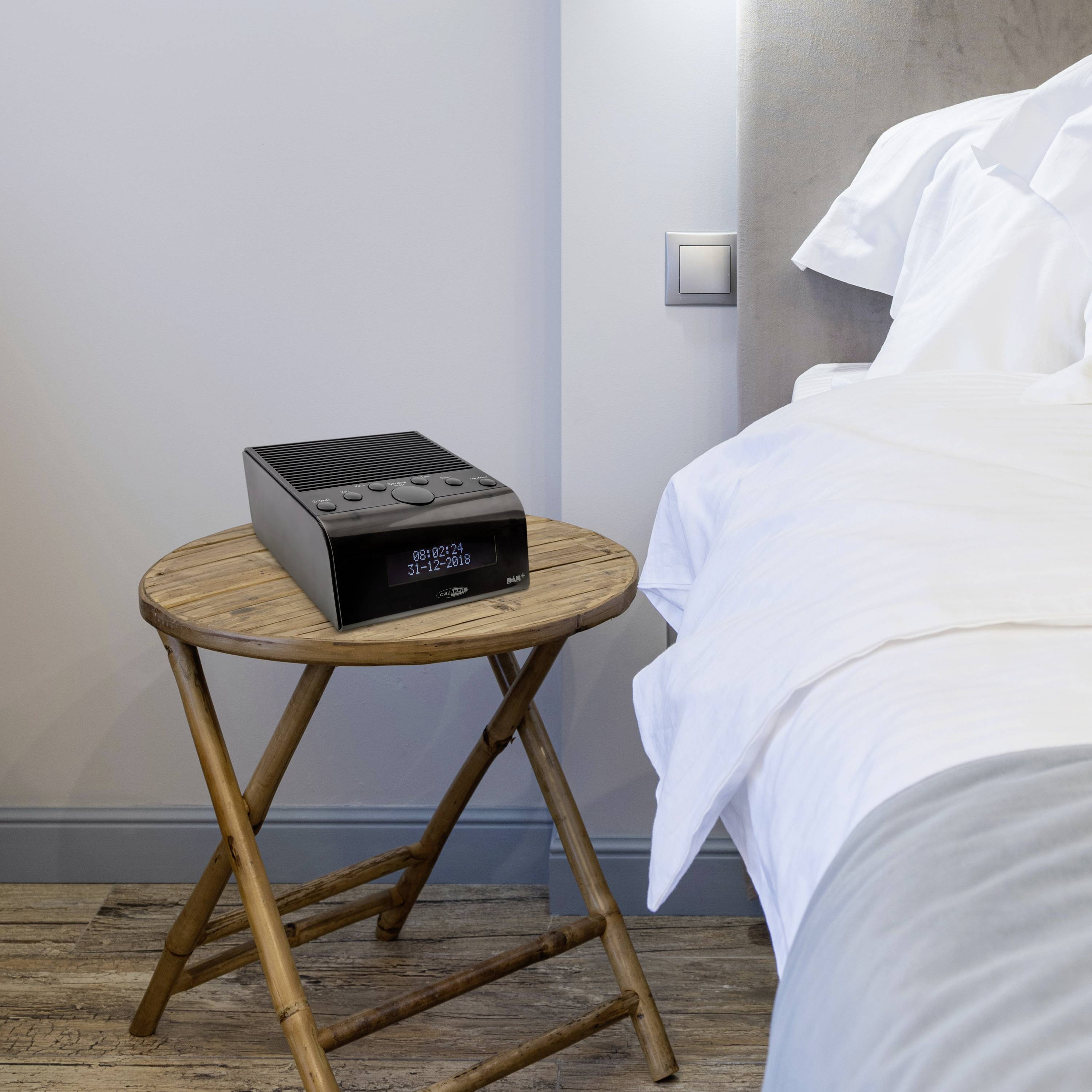 Caliber HCG011DAB Radio-réveil DAB+, FM    noir-7