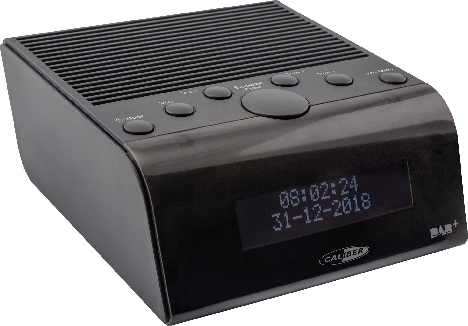 Caliber HCG011DAB Radio-réveil DAB+, FM    noir-3