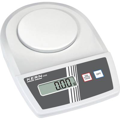 Balance numérique avec un affichage indiquant '0,00 g'. Deux touches sont visibles, portant les inscriptions 'ON TARE' et 'OFF'.