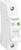 Le disjoncteur 'Resi9 MCB' de Schneider Electric est présenté. Il est de couleur blanche, avec des inscriptions et des symboles en vert.