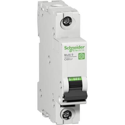 Disjoncteur de Schneider Electric, modèle Multi 9 C60SP, indique la position 'OFF'.
