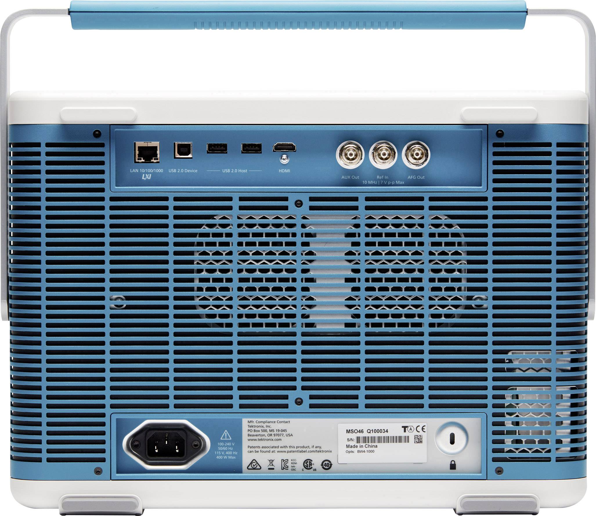 Oscilloscope numérique Tektronix MSO46 4-BW-1500 1.5 GHz 6.25 Géch/s 31.25 Mpts 12 bits-6