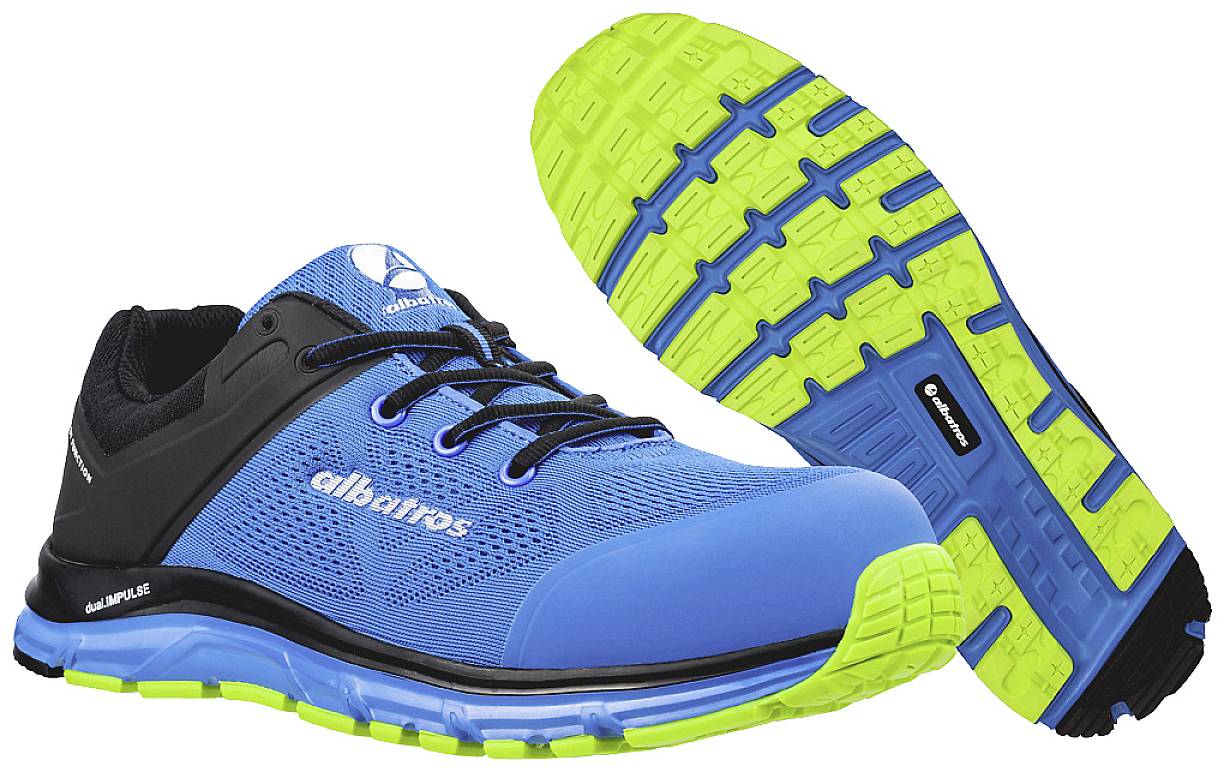 Albatros LIFT BLUE IMPULSE LOW 646610-45 antistatique (ESD) Chaussures de sécurité S1P Pointure (EU): 45 bleu, noir 1 pc