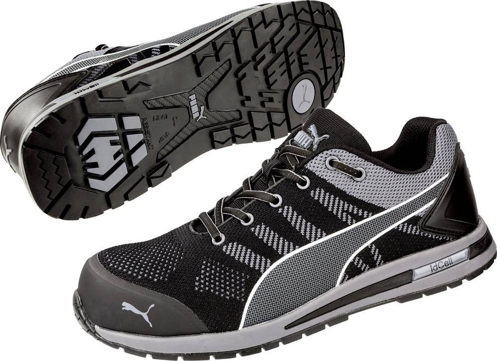 PUMA Elevate Knit Black Low 643160-40 Chaussures de sécurité S1P Pointure (EU): 40 noir, gris 1 pc(s)