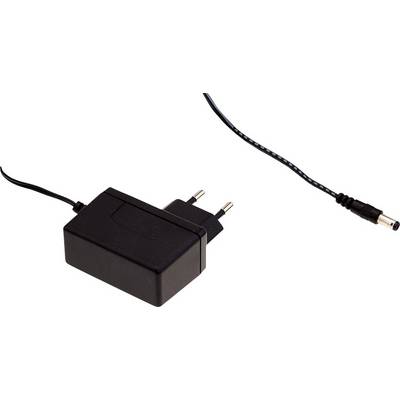 Adaptateur secteur noir avec fiches amovibles et un long câble, adapté à la charge des appareils électroniques.