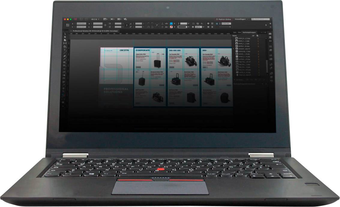 Dicota Blickschutzfilter Film de confidentialité 31,8 cm (12,5") D31198 adapté pour modèle (types d'appareils): Lenovo T-2
