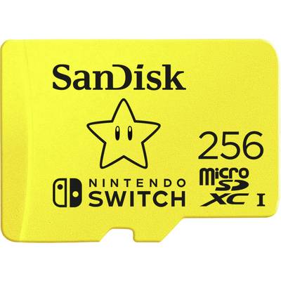 SanDisk Extreme Nintendo Switch™ Carte microSDXC  256 GB UHS-I, UHS-Class 3 convient pour Nintendo Switch™