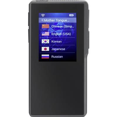Renkforce Interprète mobile  allemand, anglais, français, italien, espagnol, grec, tchèque, danois, néerlandais, finnois