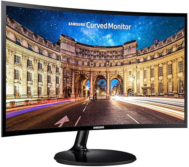 Samsung C27F390FHU Moniteur LED 68.6 cm (27 pouces) CEE G (A - G);1920 x 1080 pixelsFull HD4 msHDMI™, VGA, audio, stéréo-4