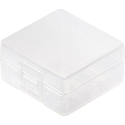 Basetech BT-Box-022 Boîte de piles 2x 18350 (L x l x H) 43.5 x 41.8 x 22.1 mm