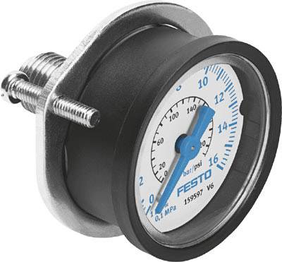 FESTO Manomètre 159603 FMA-63-16-1/4-EN 0 à 16 bar 1 pc(s)