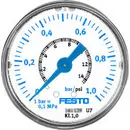 FESTO Manomètre 161126 MAP-40-1-1/8-EN 0 à 1 bar 1 pc(s)