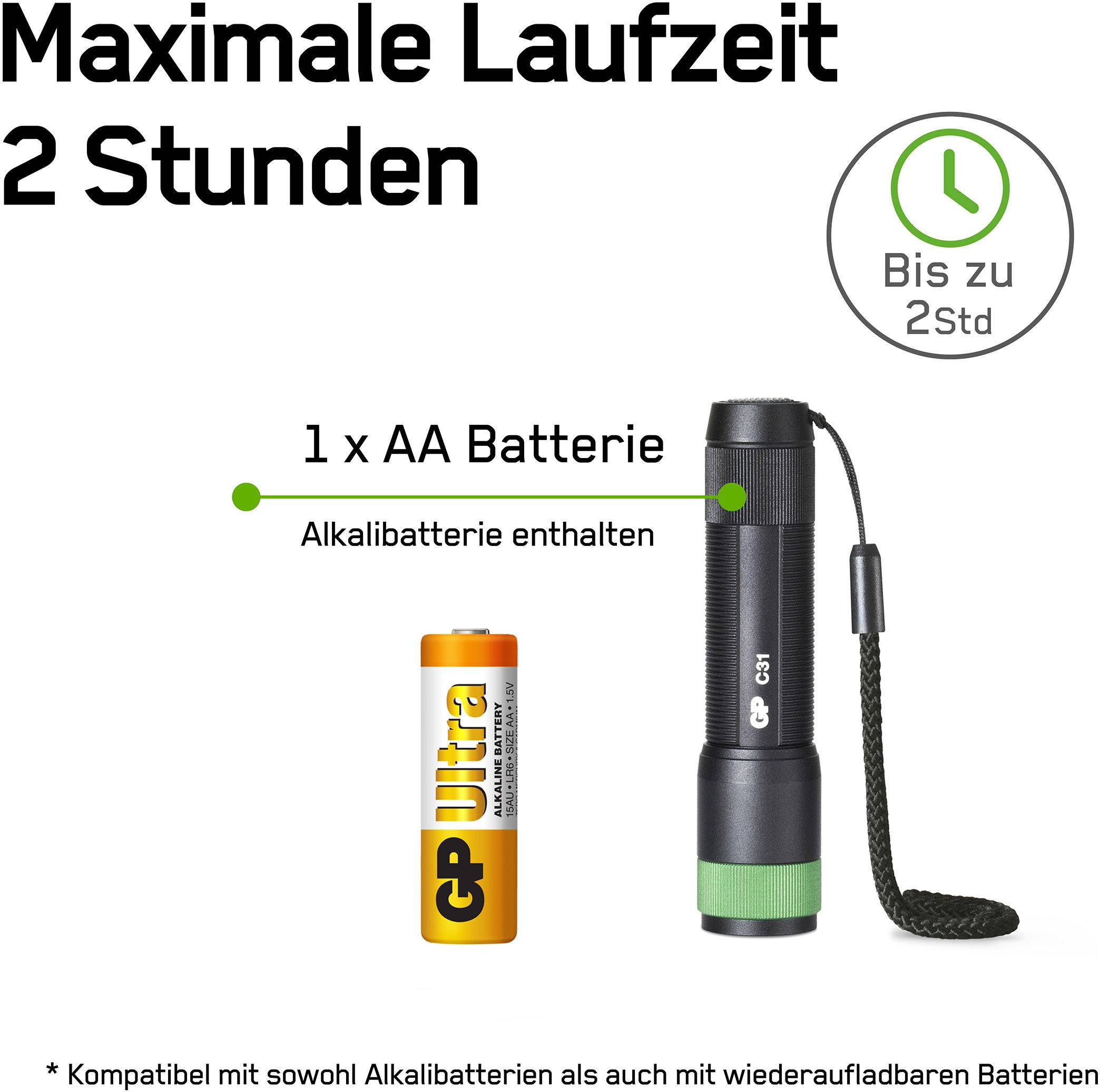 GP Discovery C31 LED Lampe de poche à pile(s) 85 lm 2 h 64 g-3