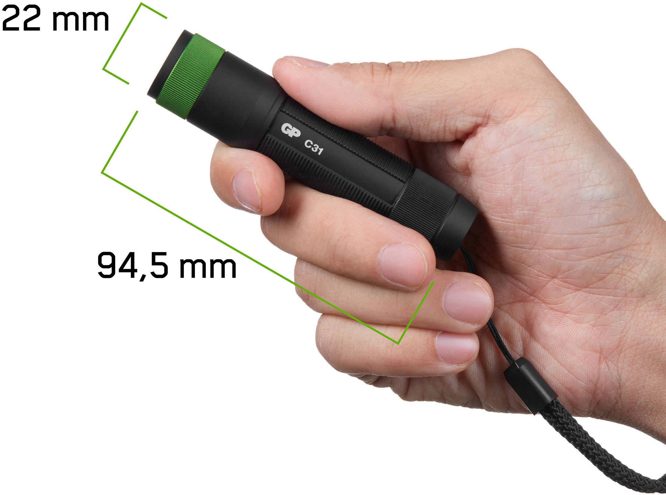 GP Discovery C31 LED Lampe de poche à pile(s) 85 lm 2 h 64 g-6