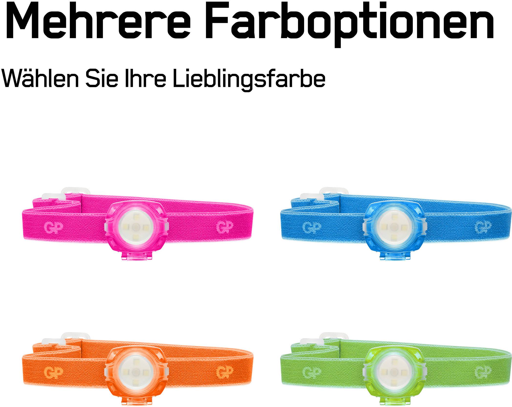 Lampe frontale LED GP Discovery CH31 à pile(s) 40 lm 6 h 260GPACTCH31000-2