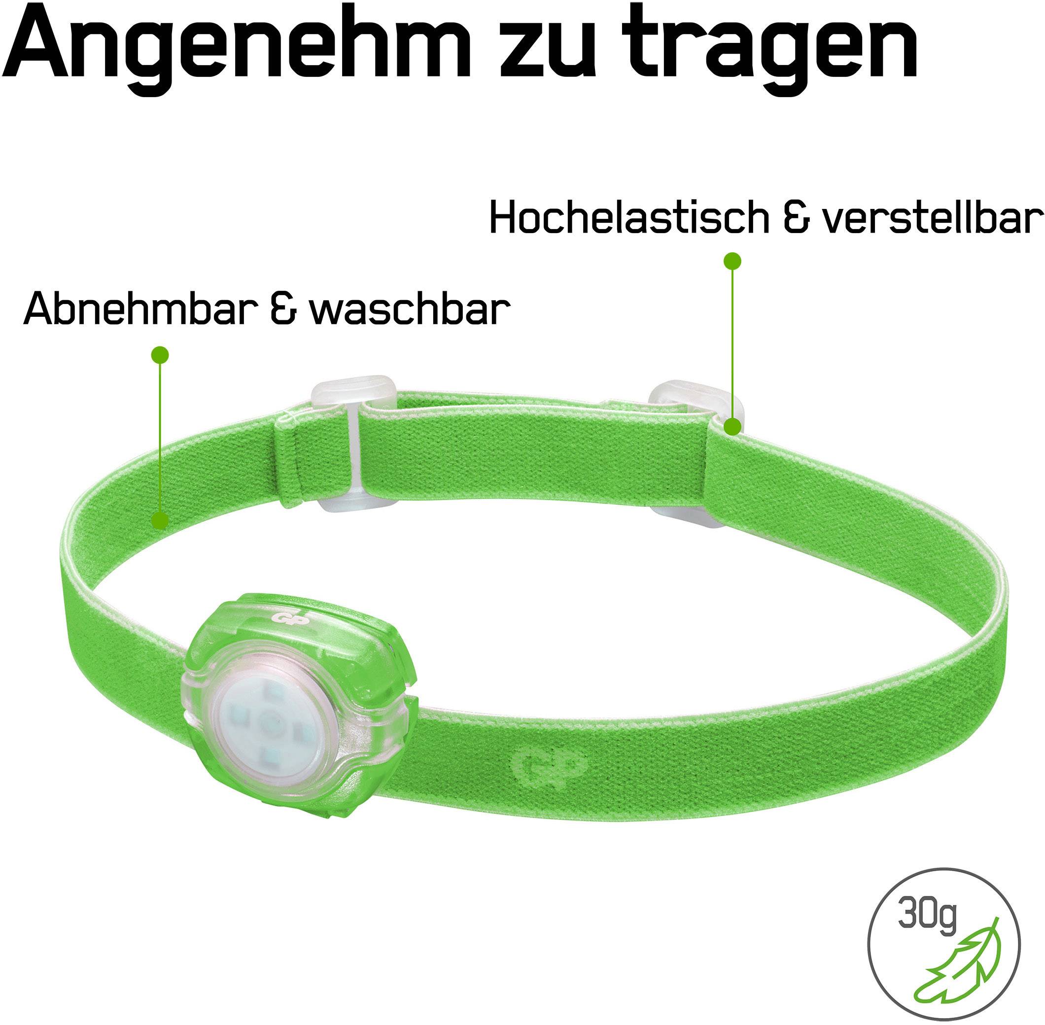 Lampe frontale LED GP Discovery CH31 à pile(s) 40 lm 6 h 260GPACTCH31000-5