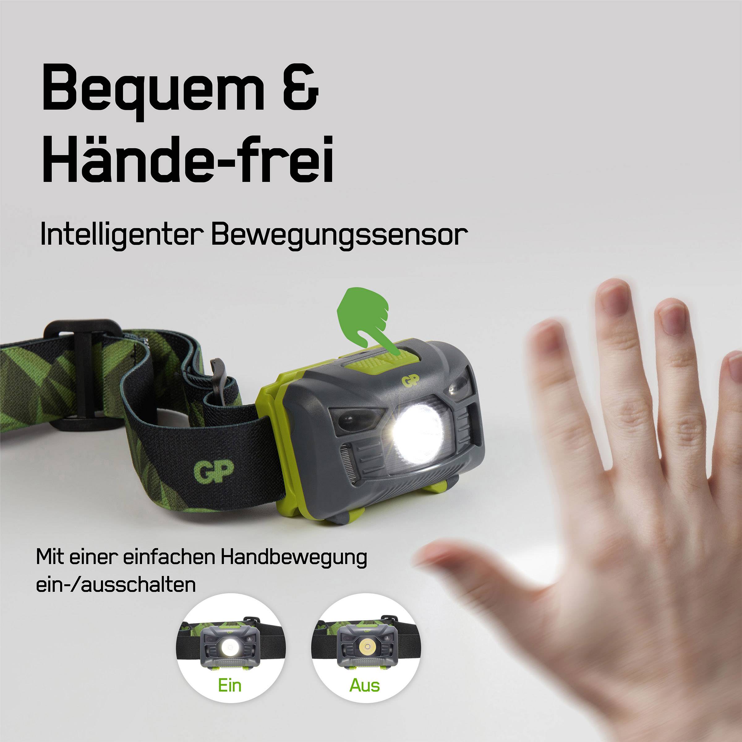 Lampe frontale LED GP Discovery CH34 100 lm 20 h 260GPACTCH34000-2