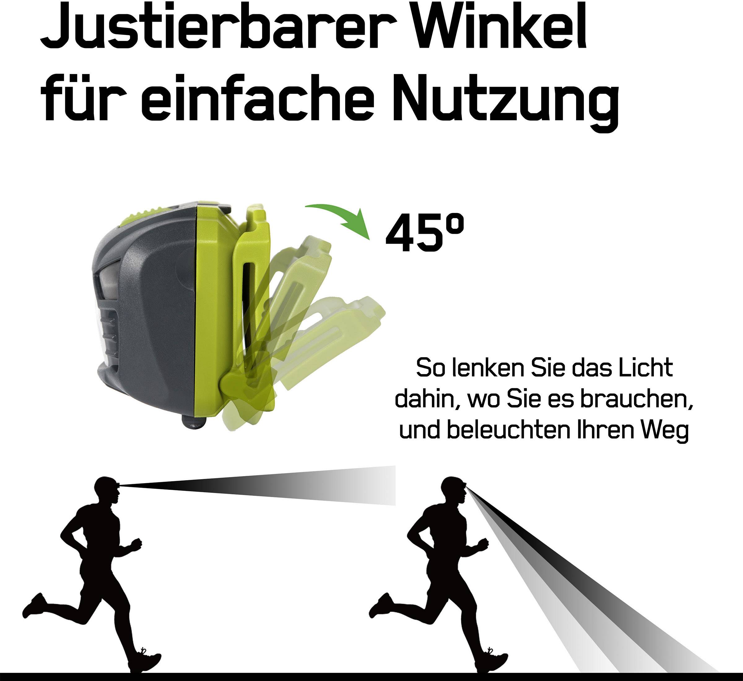 Lampe frontale LED GP Discovery CH34 100 lm 20 h 260GPACTCH34000-3