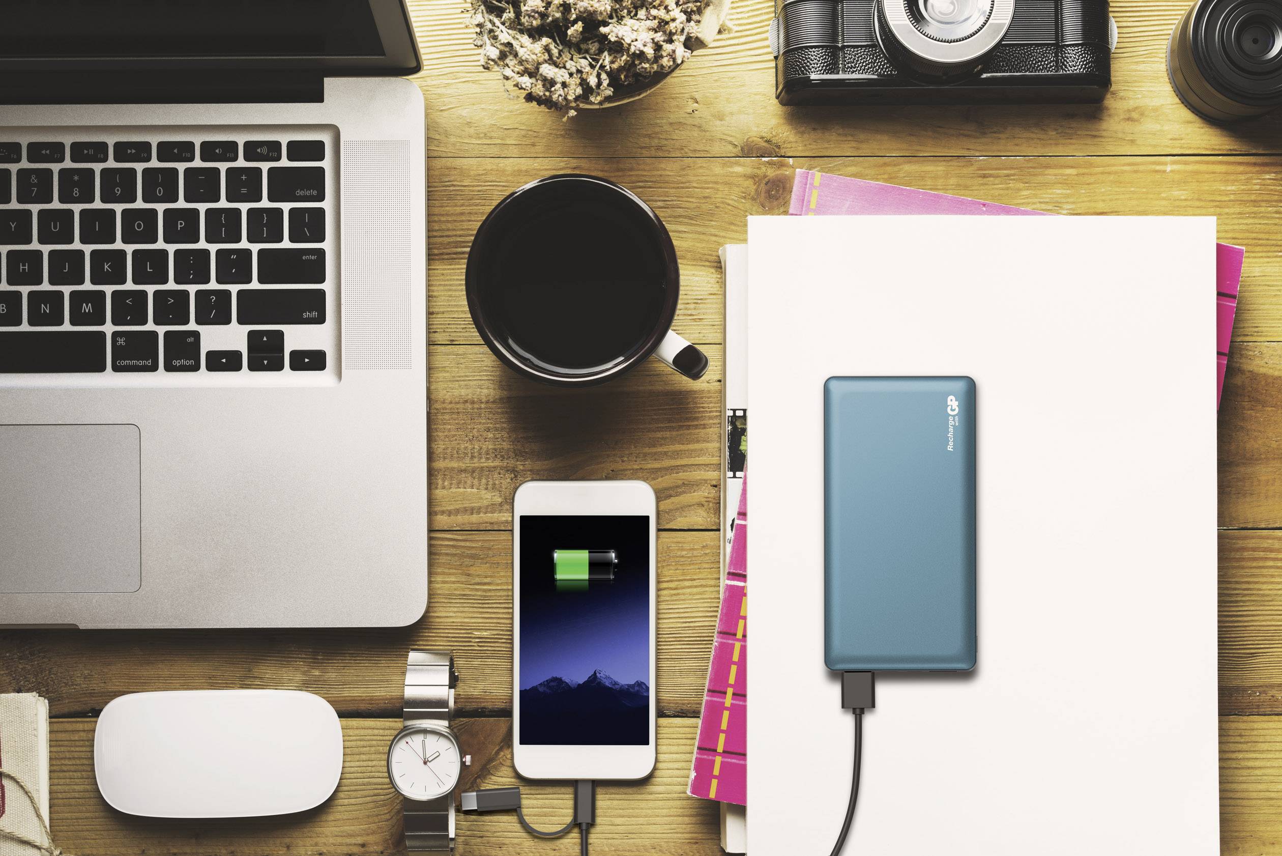 GP MP10MA Powerbank (batterie supplémentaire) 10000 mAh Li-Ion bleu-5
