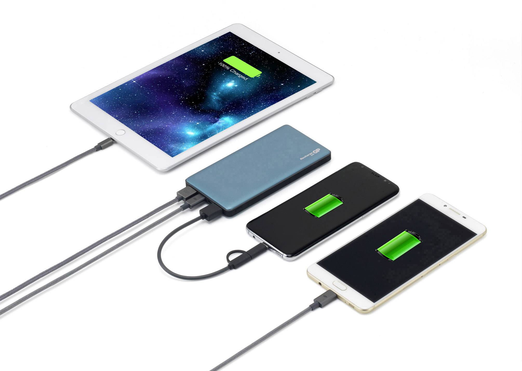 GP MP10MA Powerbank (batterie supplémentaire) 10000 mAh Li-Ion bleu-15