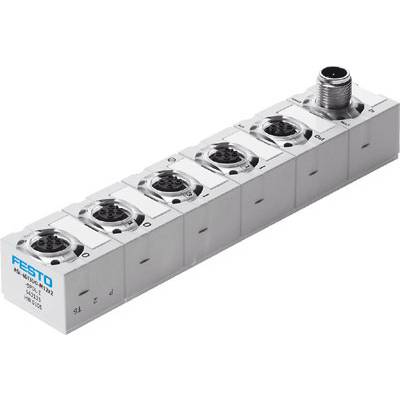 Un module de bloc de distribution électrique multibornes, portant la marque 'Festo'.