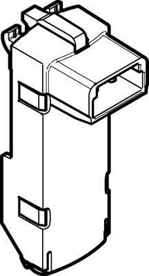 FESTO Plaquette d'obturation 566720 VAVE-L1-1S2-LR 1 pc(s)