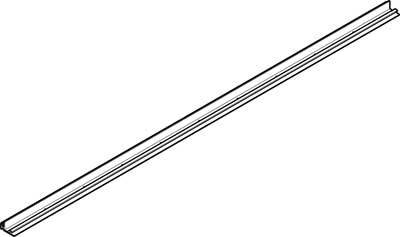 Une simple poutre ou barre allongée, étroite et rectangulaire, représentée sous forme de trait.