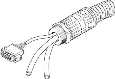 FESTO Câble de raccordement 1585793 NHSB-A1-5-BLG5-LE5-PU8-2XBB 1 pc(s)