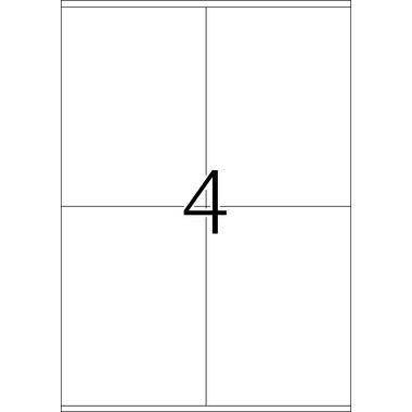 Herma 4396 Etiquette universelles 105 x 148 mm papier jaune 400 pc(s) fixation permanente imprimante à jet d'encre, impr-1