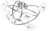 WOFI LEA 9290.06.01.6000 Spot de plafond 24 W chrome
