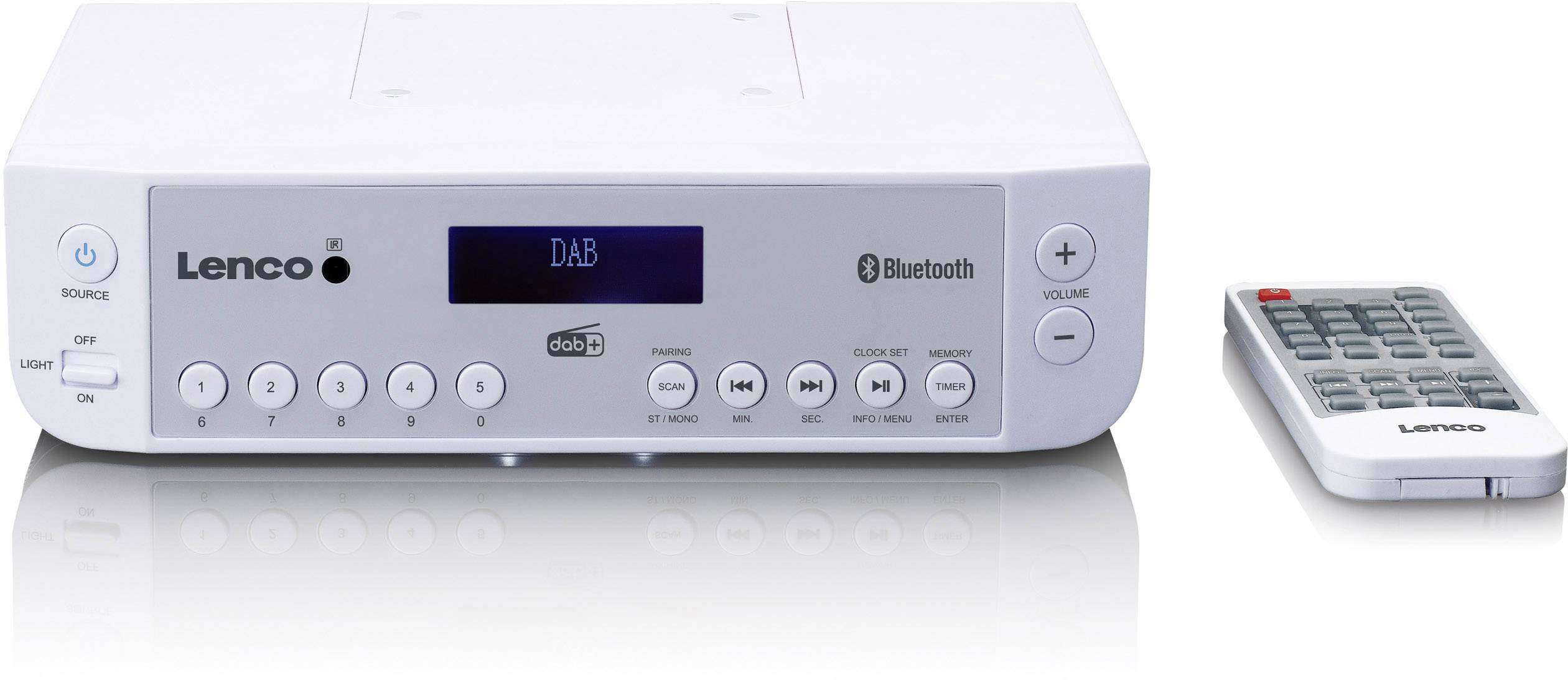 Lenco KCR-200WH Radio de cuisine DAB+, FM Bluetooth blanc-2