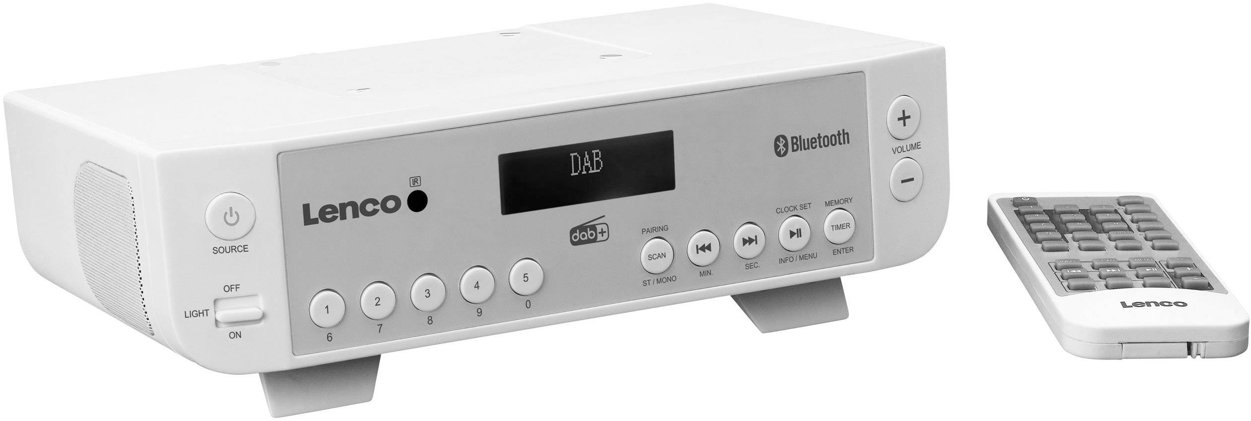 Lenco KCR-200WH Radio de cuisine DAB+, FM Bluetooth blanc-3