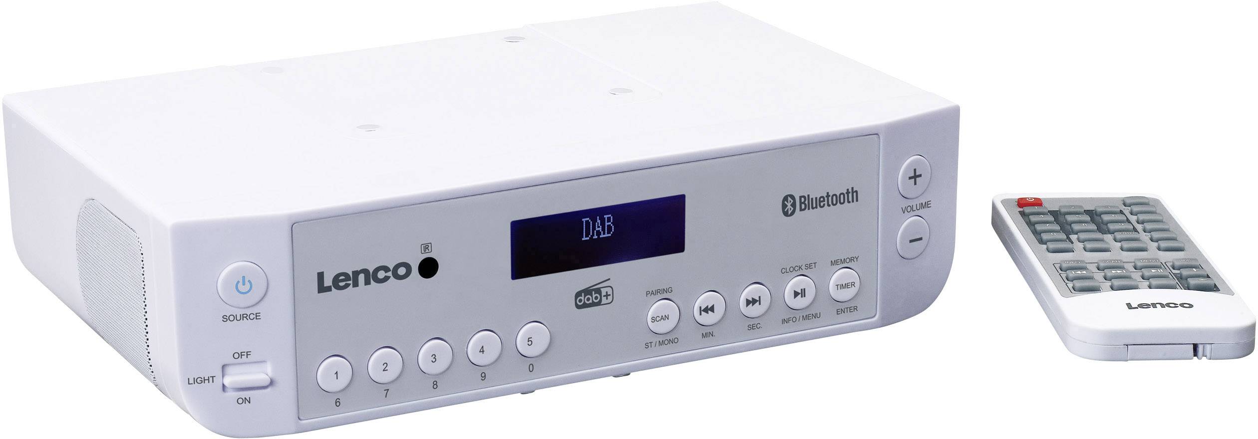 Lenco KCR-200WH Radio de cuisine DAB+, FM Bluetooth blanc-4