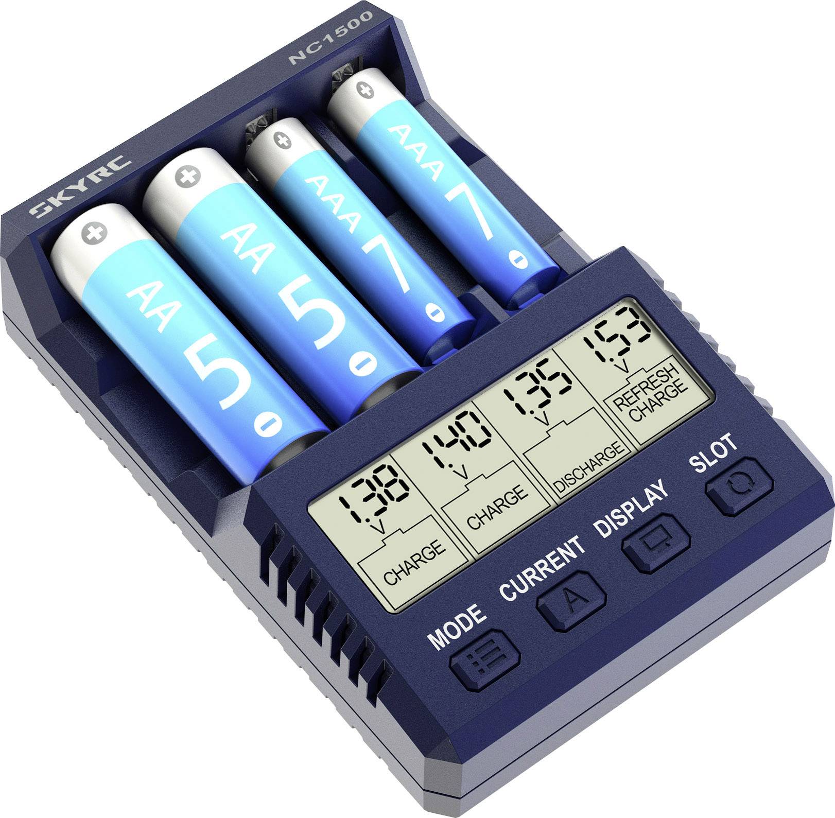 SKYRC NC 1500 Chargeur de piles rondes LR6 (AA), LR03 (AAA)-2