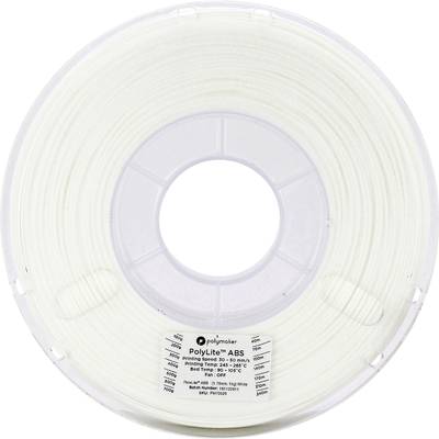 Polymaker 70630  Filament ABS  2.85 mm 1 kg blanc PolyLite 1 pc(s)