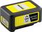 Batterie noir et jaune de 18V avec une capacité de 5,0 Ah et indicateur de charge, compatible avec les appareils Kärcher.