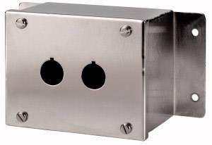 Eaton M22-I2M/SS 118458 Boîtier en saillie 2 emplacements (Ø x H) 22 mm x 84 mm gris 1 pc(s)