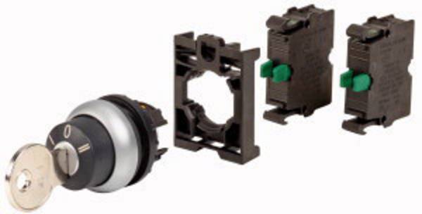 Eaton 110919 M22-WS3-2K10-BVP Interrupteur à clé collerette plastique clé noir   1 pc(s)