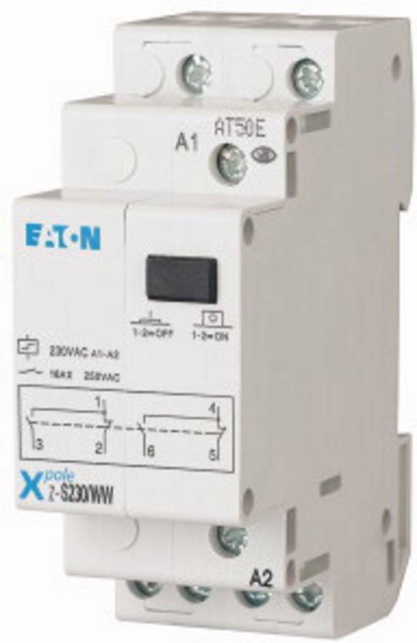 Télérupteur pour profilé Eaton Z-S230/WW 2 inverseurs (RT) 230 V 16 A 1980 W Piece 1 pc(s)
