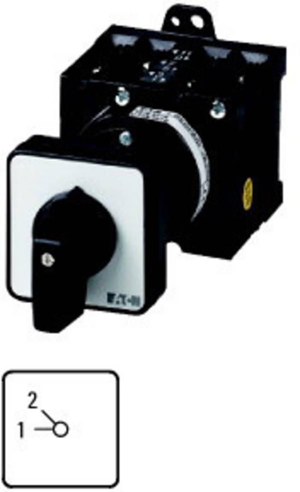 Eaton T3-2-15136/E Commutateur rotatif à galettes avec étiquette 32 690 V 1 x 45 ° noir 1 pc(s) Piece