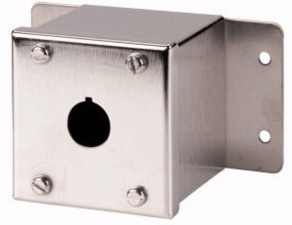 Eaton M22-I1M/SS 118455 Boîtier en saillie 1 emplacement (Ø x H) 22 mm x 84 mm  gris 1 pc(s)