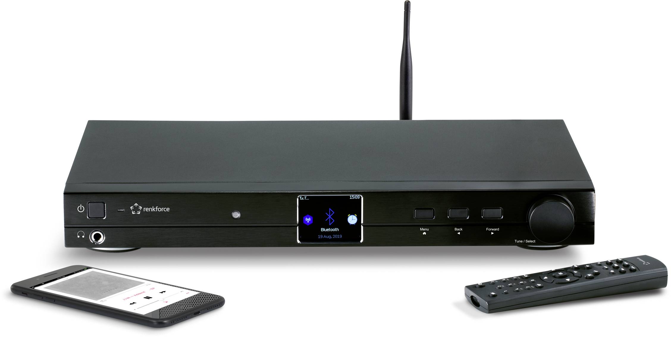 Renkforce RFDABIR1700 N/A radio WiFi, LAN, Bluetooth, DLNA